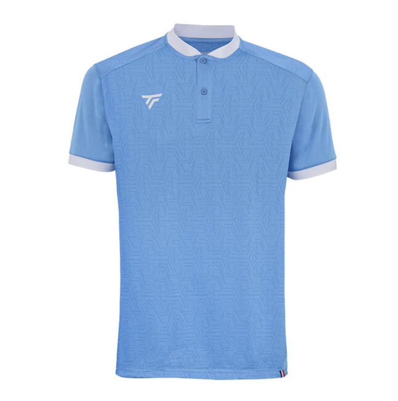 Team Mesh Polo Azur
